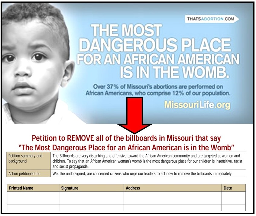 Reproductive Justice Organizations Condemn Unpopular Billboard Campaign