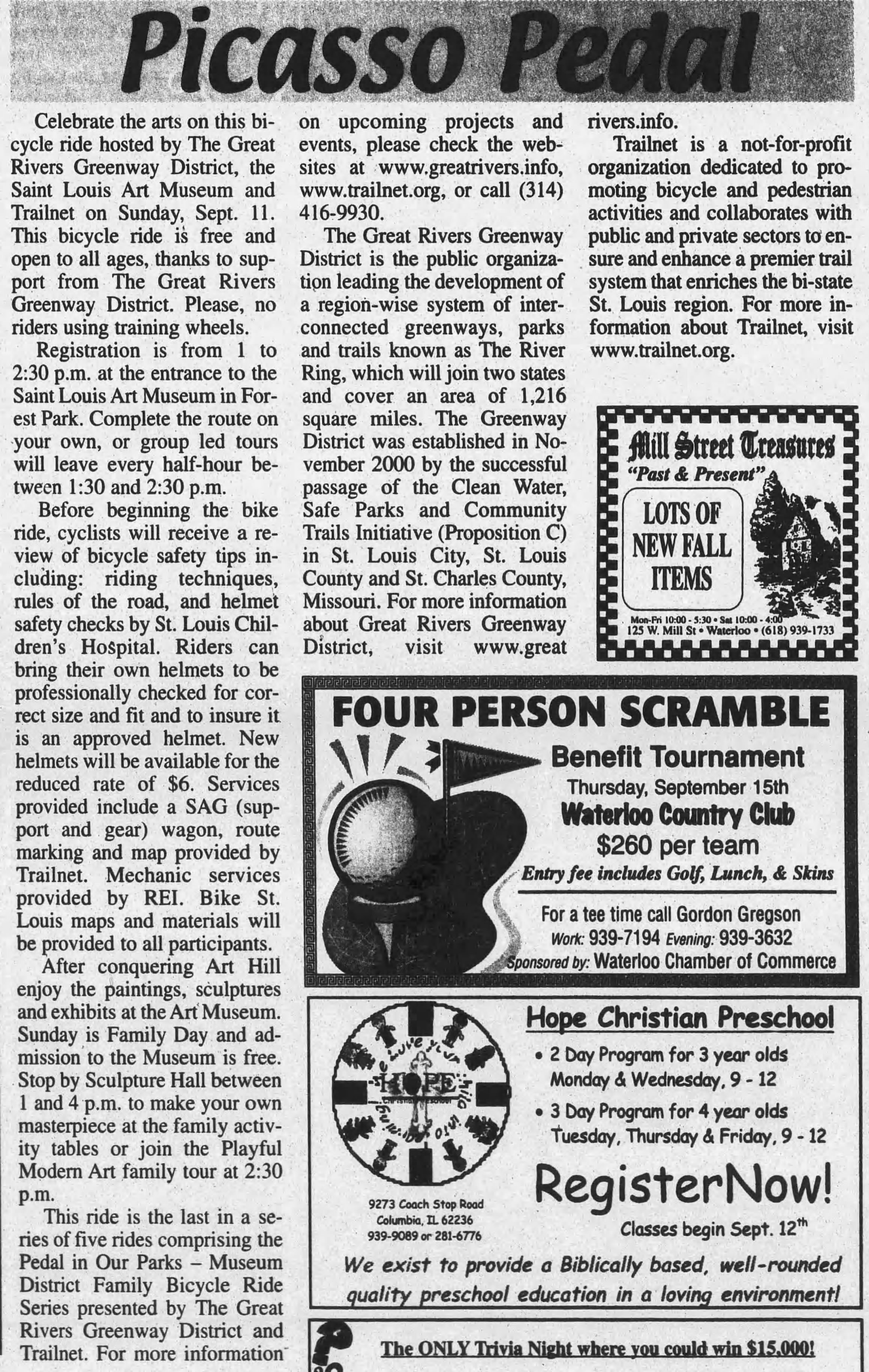 Picasso Pedal 2005
https://www.newspapers.com/image/753047795/