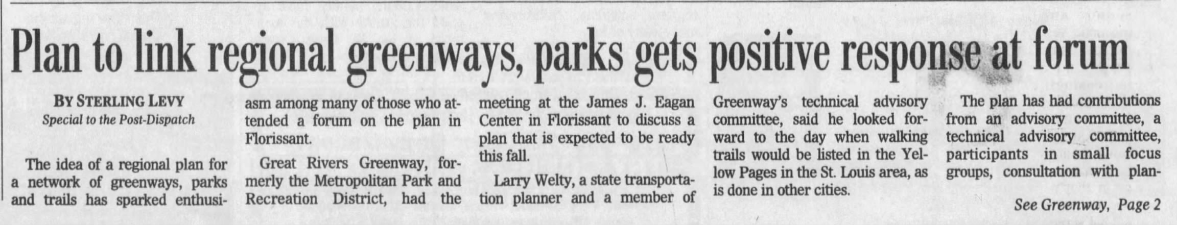 Plan to link regional greenways, parks gets positive response at forum
https://www.newspapers.com/image/141016445/