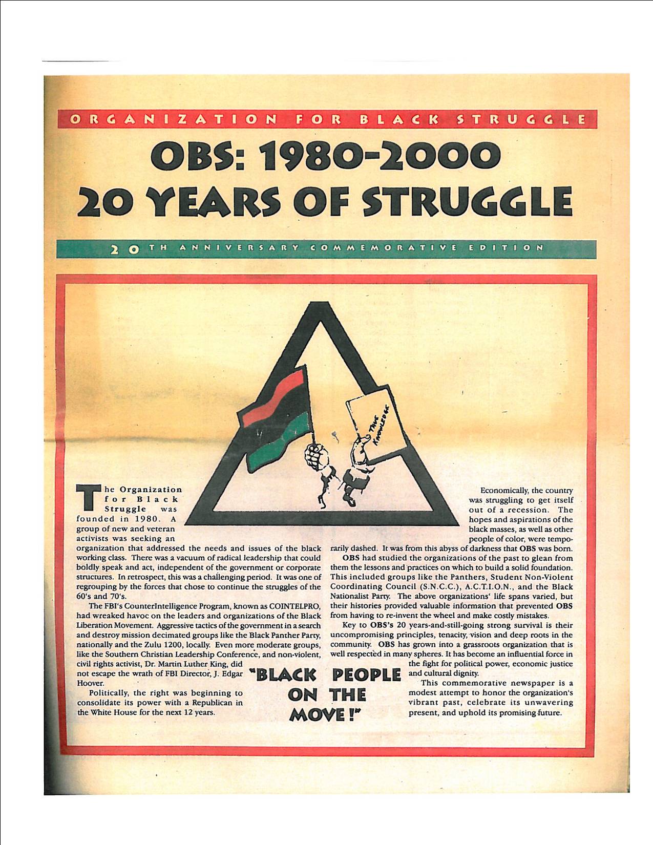 OBS: 1980-2000, 20 Years of Struggle